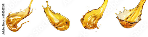 Pouring oil lubricant motor oil Hyperrealistic Highly Detailed Isolated On Transparent Background Png File
