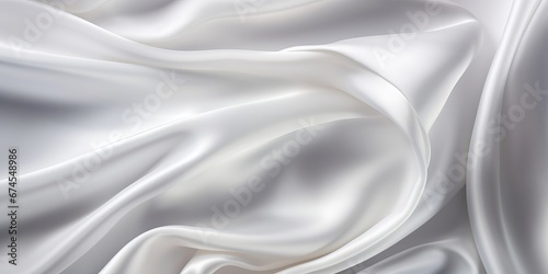 white silk satin background, AI generated