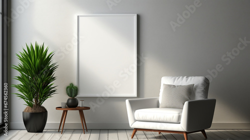 Beautiful colorful interior mockup designs