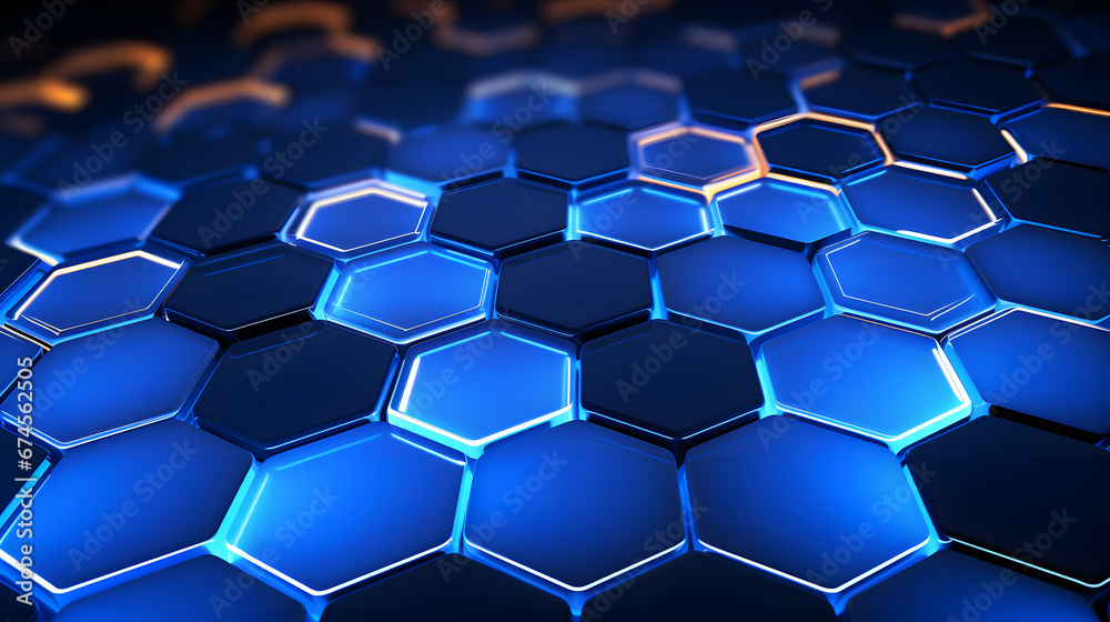 blue abstract background with hexagons blue abstract background with hexagons