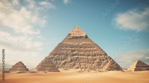 Egyptian pyramides. 