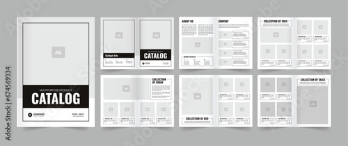 Product Catalog Layout Design.