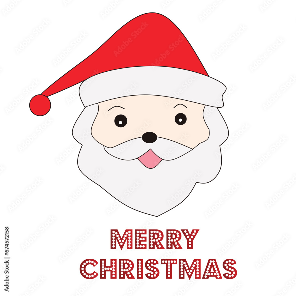 Merry Christmas wishes text with santa claus Merry Christmas wishes text with santa claus