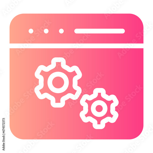 settings gradient icon