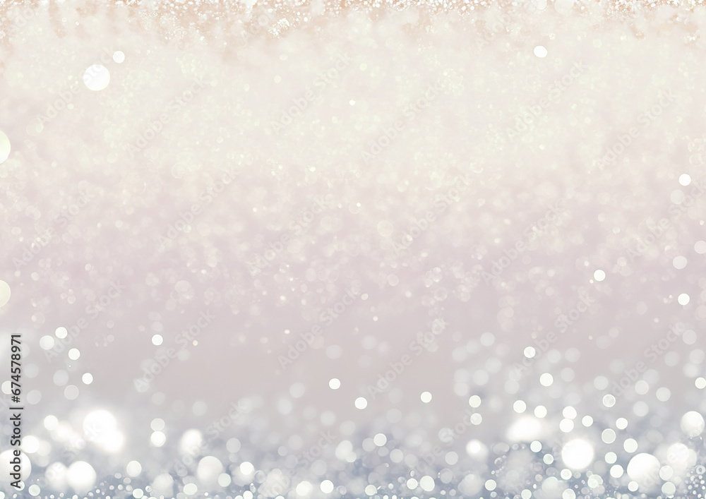 綺麗なクリスマスの白いキラキラ背景テクスチャー