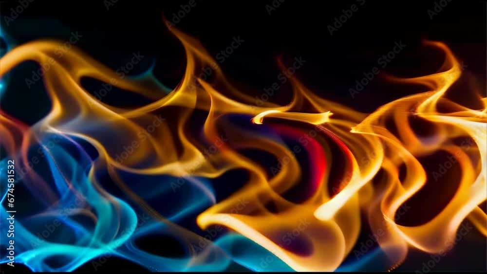 a group of colored smokes on a black background a group of colored smokes on a black background