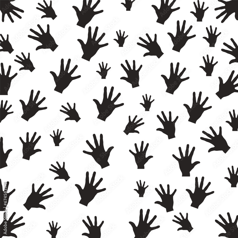 Fototapeta premium Hand Palm background