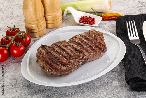 Rib eye steak grilled beef