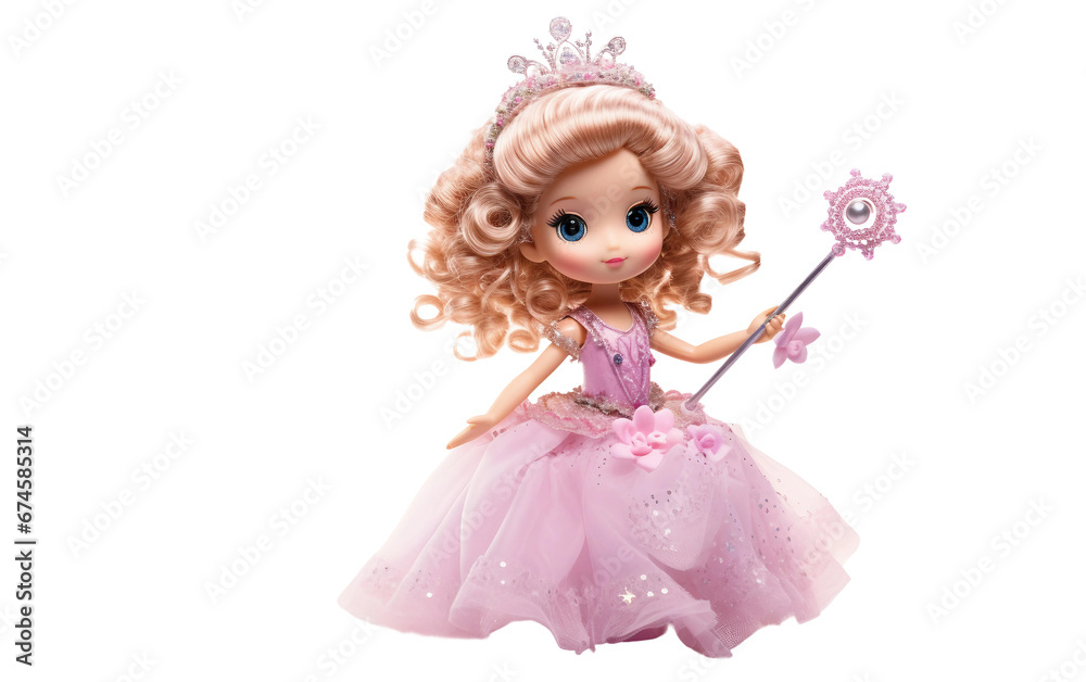 Magical Enchantment: The Fairy Princess, on transparent background