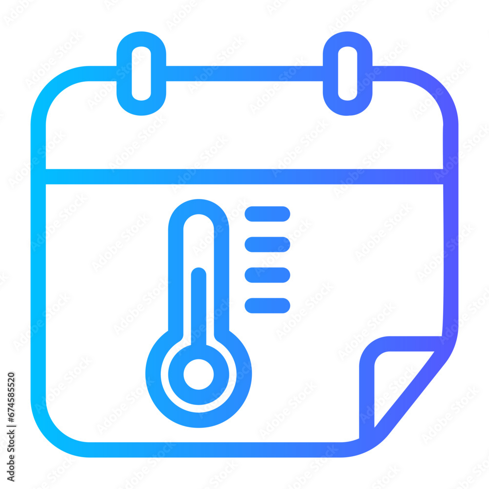 temperature gradient icon temperature gradient icon