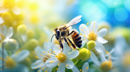 bee on flower © IR-Creative
