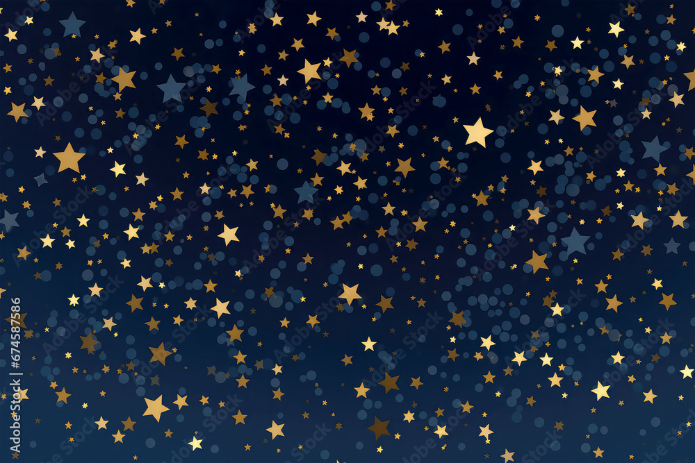 gold star on color background