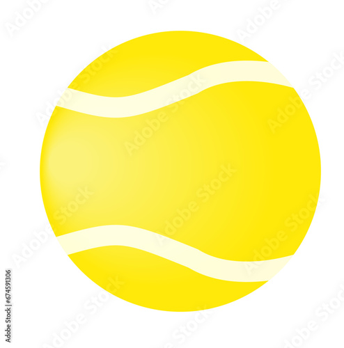 テニスボールのアイコン