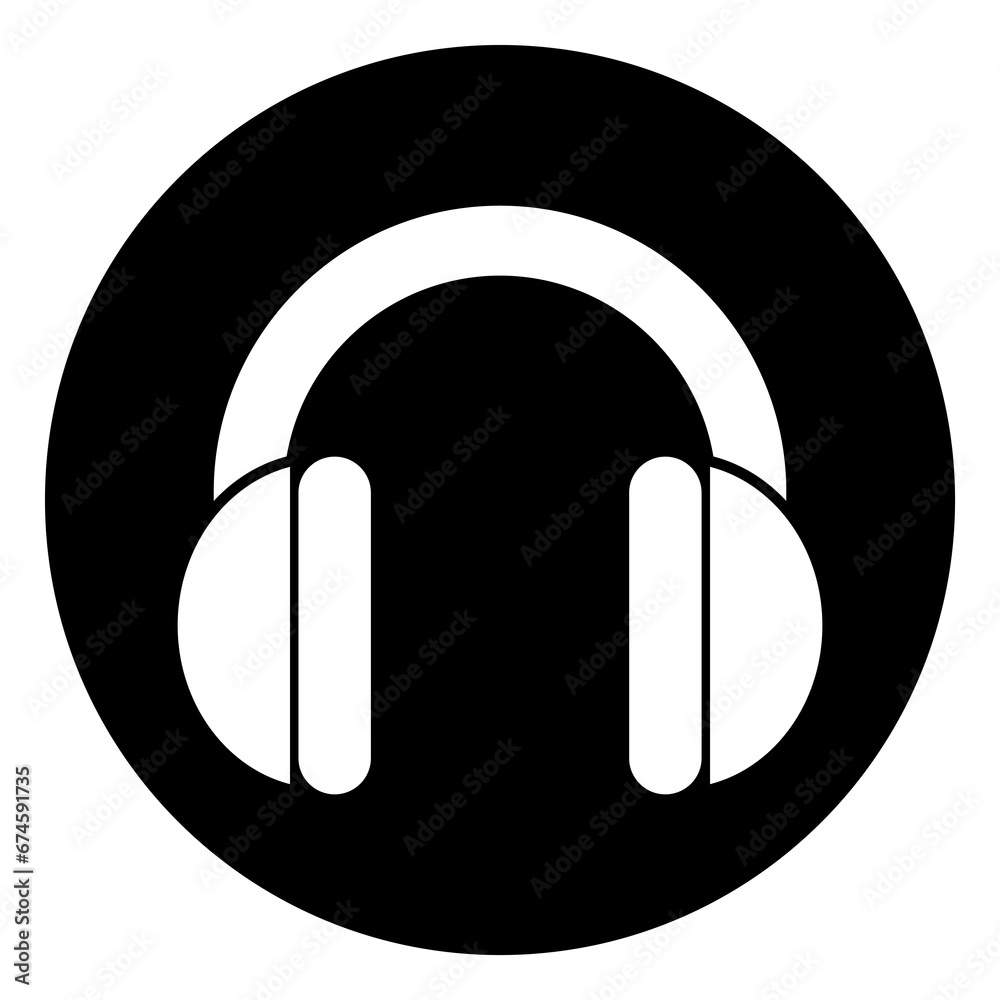Wear Ear Protection Symbol Sign, Vector Illustration, Isolated On White Background Label. EPS10 Wear Ear Protection Symbol Sign, Vector Illustration, Isolated On White Background Label. EPS10