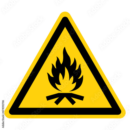 No Campfire Symbol Sign ,Vector Illustration, Isolate On White Background Label. EPS10