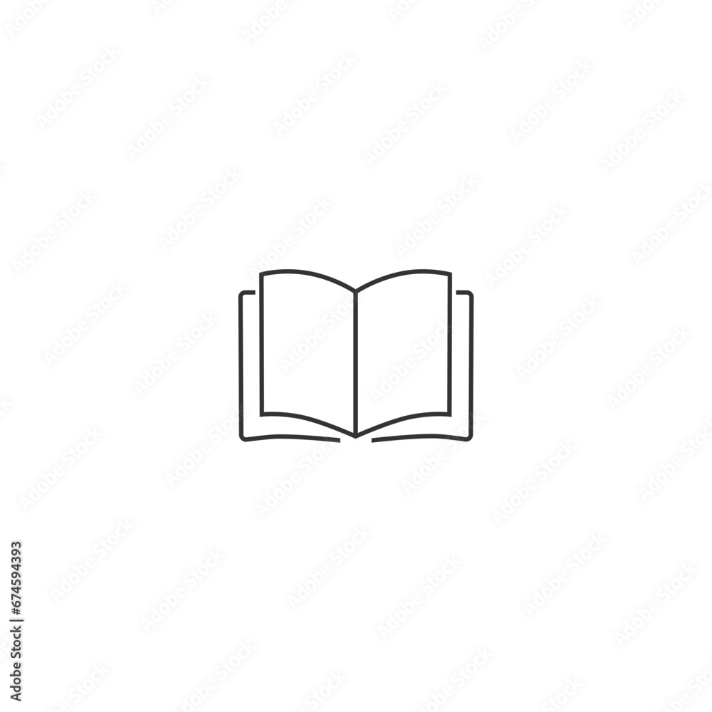 Book icon isolated on white background. Vector Book icon isolated on white background. Vector