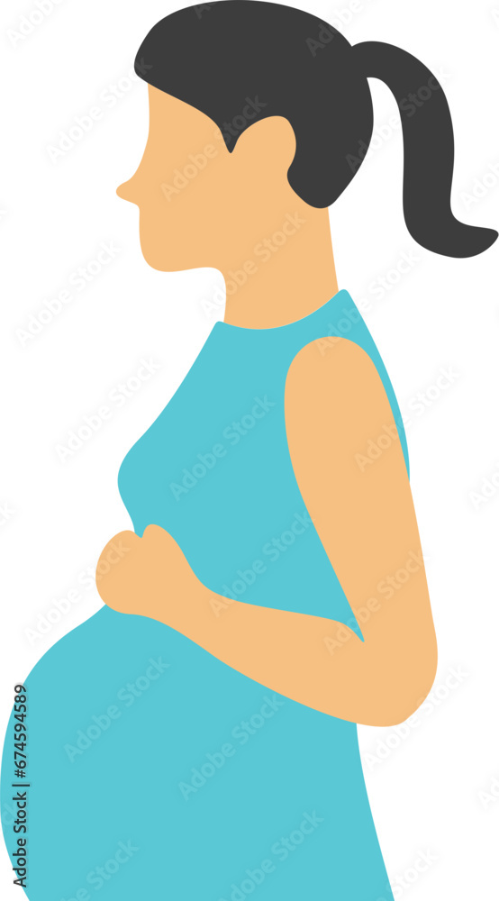 Mother pregnant illustration Mother pregnant illustration