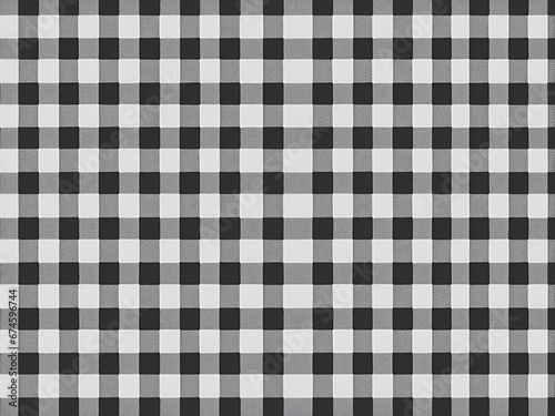 minimal black gingham fabric seamless pattern background