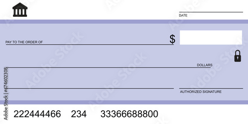 Bank cheque, Blank cheque, cheque, Bank, check