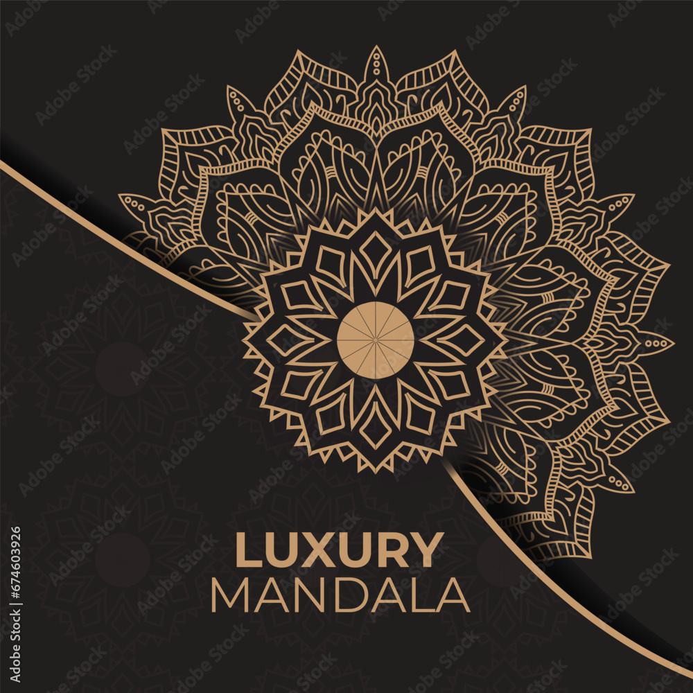 Luxury mandala design Luxury mandala design