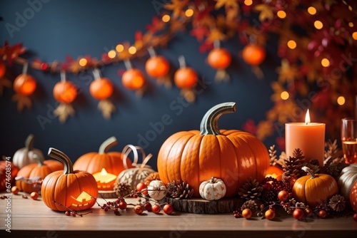 halloween pumpkin and pumpkins © Nature creative