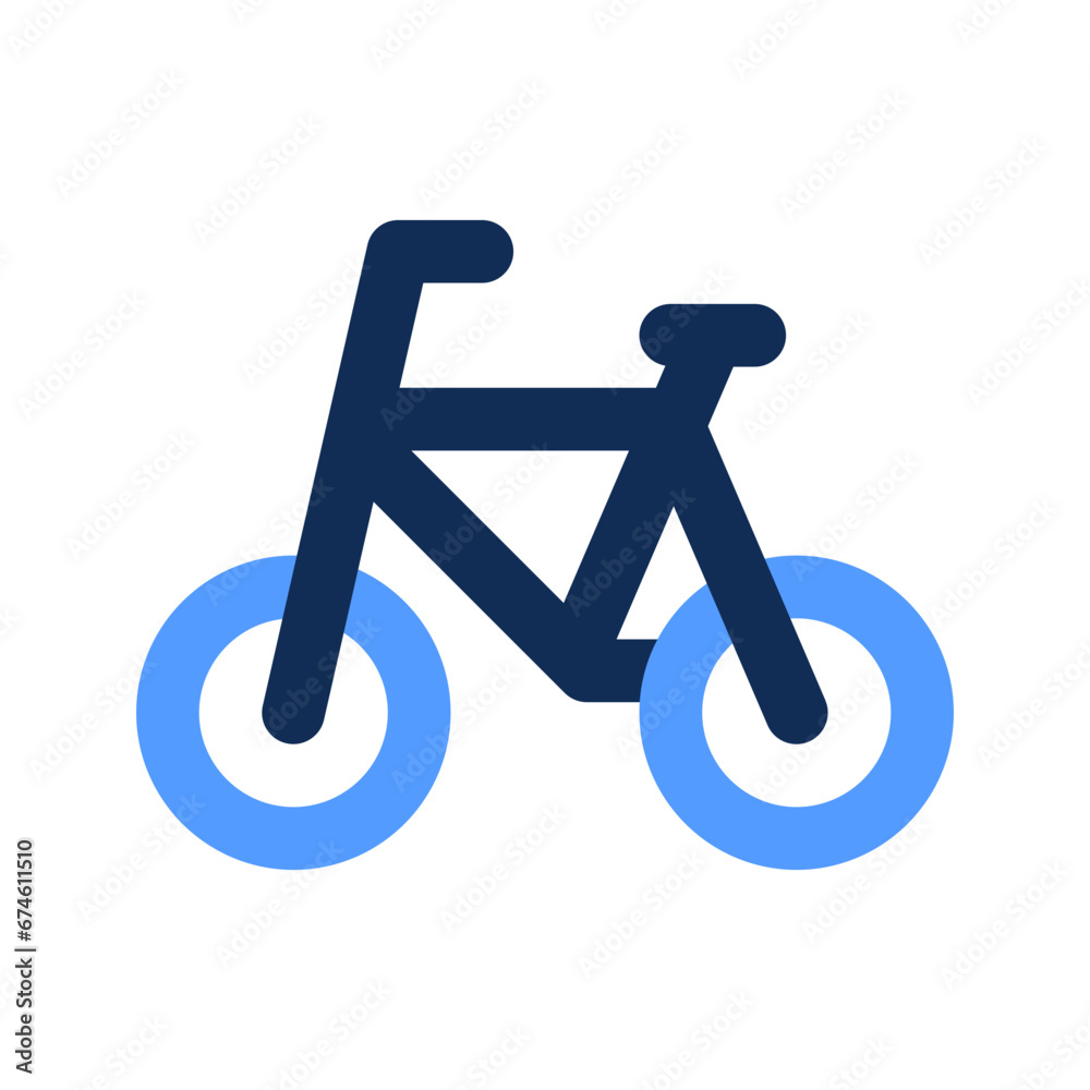 bicycle outline color icon bicycle outline color icon