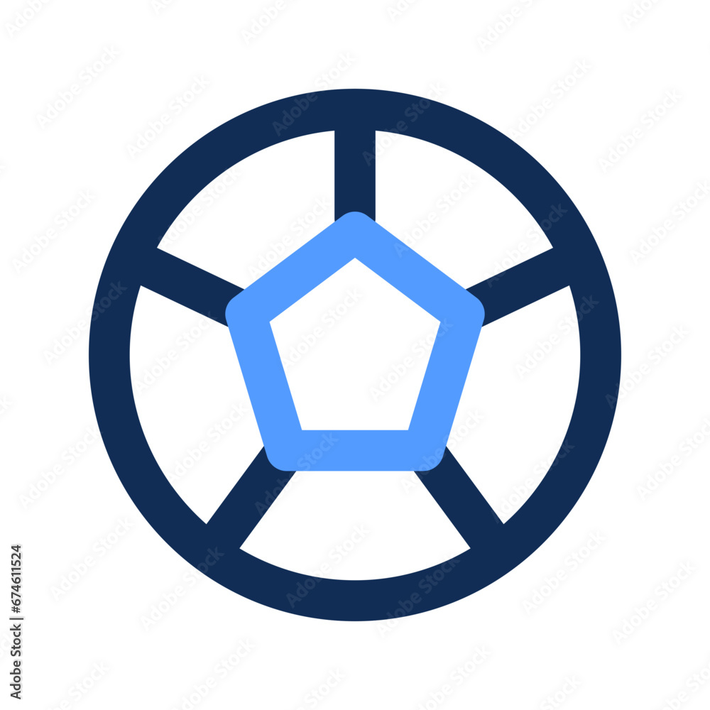 football outline color icon football outline color icon