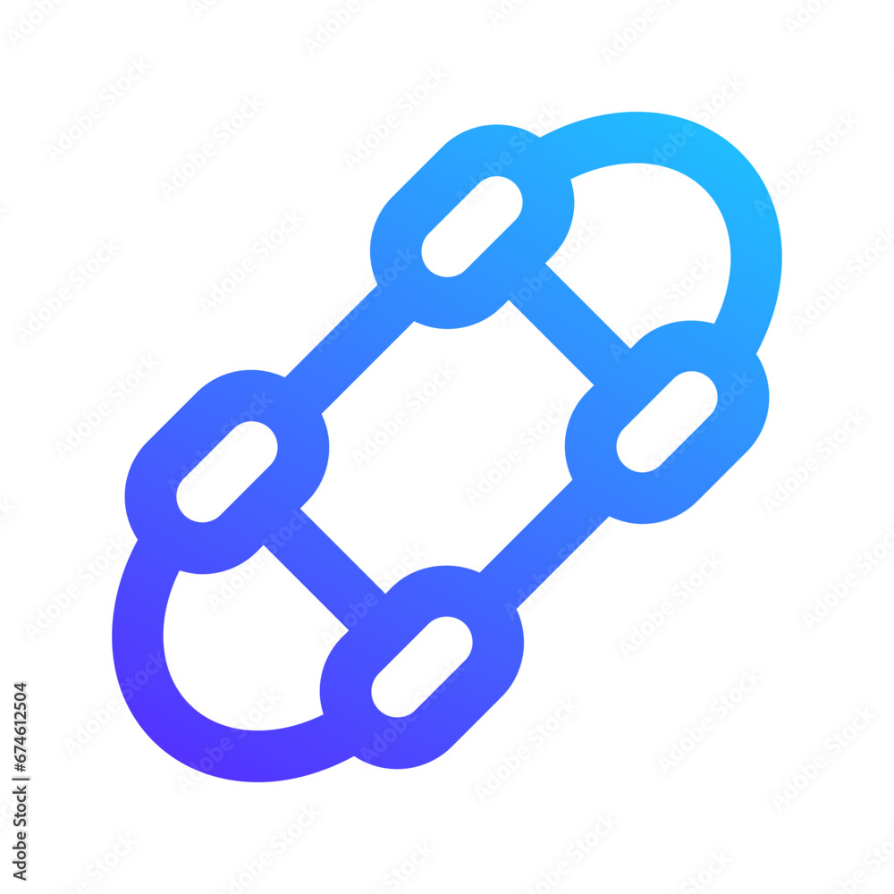 skateboard gradient icon skateboard gradient icon