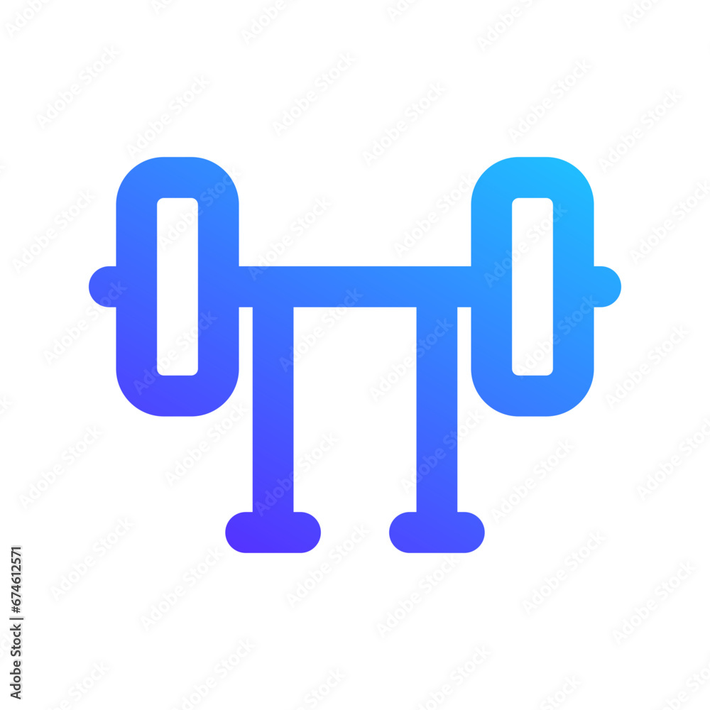 weightlifting gradient icon weightlifting gradient icon