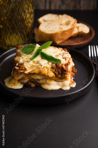 Bolognese tomato sauce traditional lasagna food
