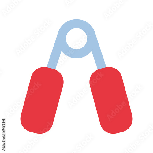 hand grip flat icon