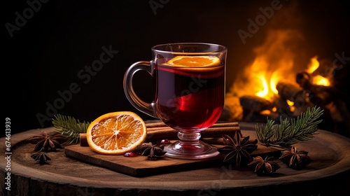 Mulled Wine with Cinnamon, Cranberry & Orange - Festive Season Beverage