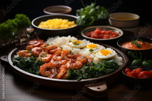 rice with shrimp