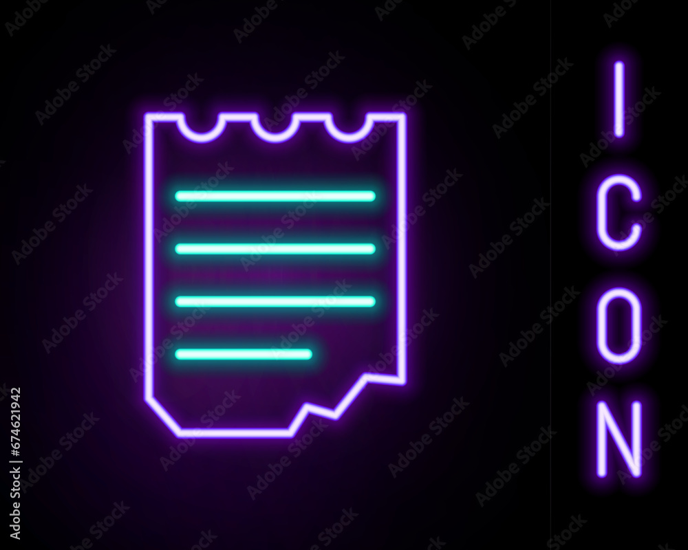 Glowing neon line Notebook icon isolated on black background. Spiral notepad icon. School notebook. Writing pad. Diary for school. Colorful outline concept. Vector Glowing neon line Notebook icon isolated on black background. Spiral notepad icon. School notebook. Writing pad. Diary for school. Colorful outline concept. Vector
