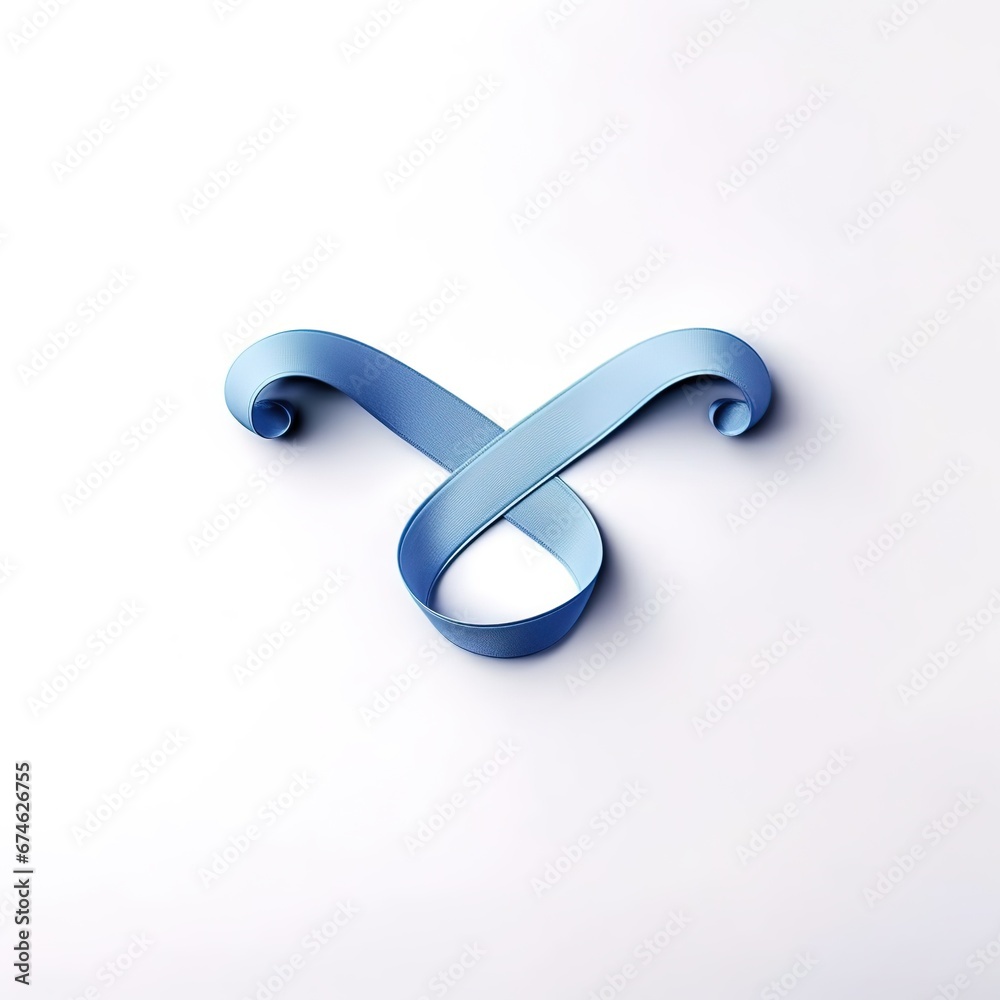 Blue ribbon-cartoon illustration of men's prostate cancer awareness campaign.generated with AI. Blue ribbon-cartoon illustration of men's prostate cancer awareness campaign.generated with AI.