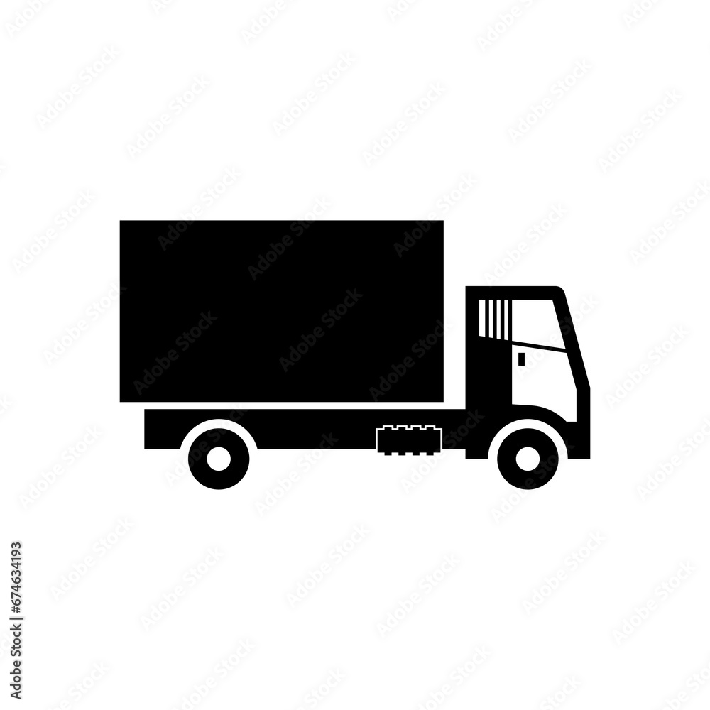 Simple and attractive truck vector