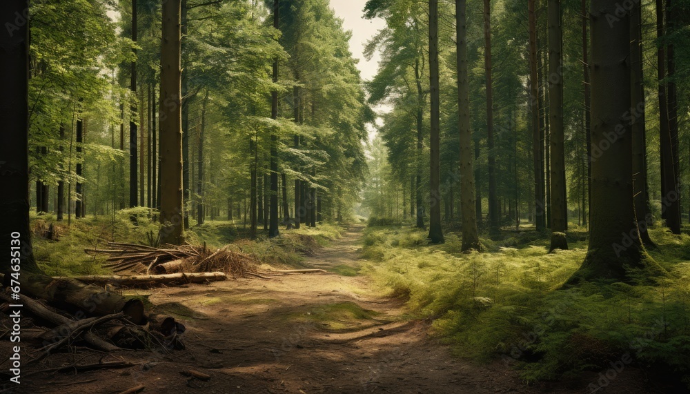 Obraz premium path in the woods