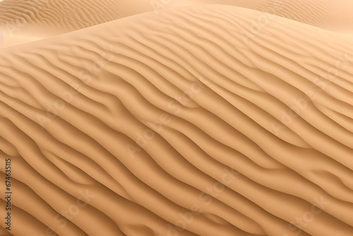 Sandy Desert Dune Texture, Generative AI