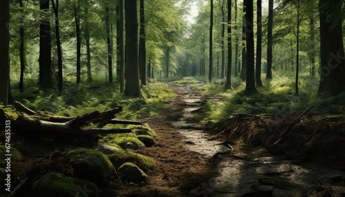 path in the forest photo