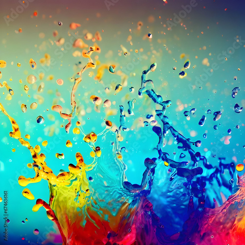 „Aqua-Explosion: Ein erfrischender Wasser-Splash für sinnliches Vergnügen“ © Conny Kämmerer