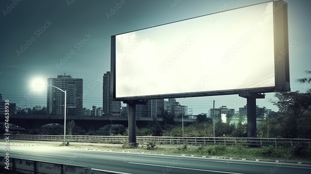 Advertising mock up blank billboard with copy space for your text content public information board billboard blank for outdoor advertising poster Advertising mock up blank billboard with copy space for your text content public information board billboard blank for outdoor advertising poster