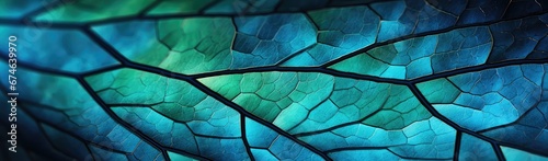 Panel kuchenny z motywem Struktura liścia przedstawiona na witrażu. 