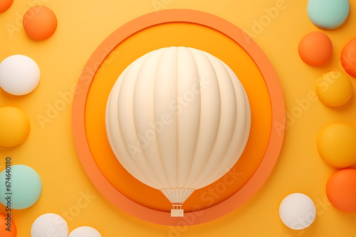 hot air balloon  sky  floating  aerial  adventure  colorful  peaceful  altitude  journey  atmosphere
