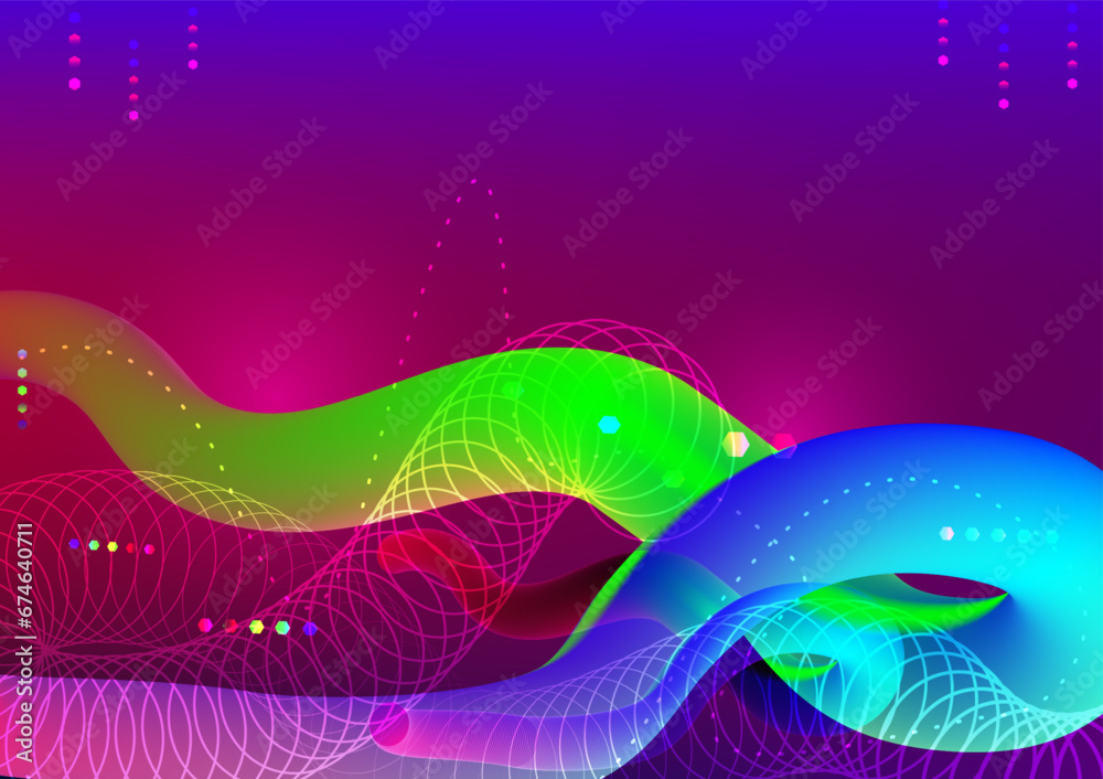 Christmas festival abstract background fiber signal tube electricity spiral telecoms technology futuristic vector illustration
