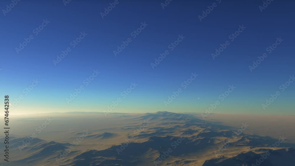 Mountain landscape at sunset
Mountain landscape at sunset