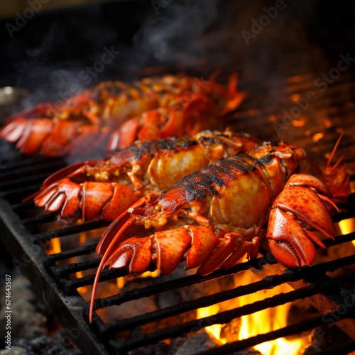 lobster on the grill delicious