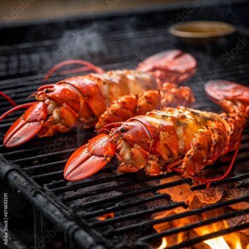 lobster on the grill delicious