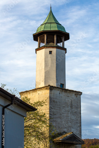 The clock tower built durin...
