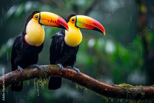 Vibrant Toucans: Captivating Images of Exotic Avian Wonders © luckynicky25