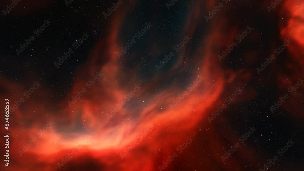 CGI Loopable Animation Space Travel Throug Blue and Orange Nebula Clouds and Star Clusters.
CGI Loopable Animation Space Travel Throug Blue and Orange Nebula Clouds and Star Clusters.
